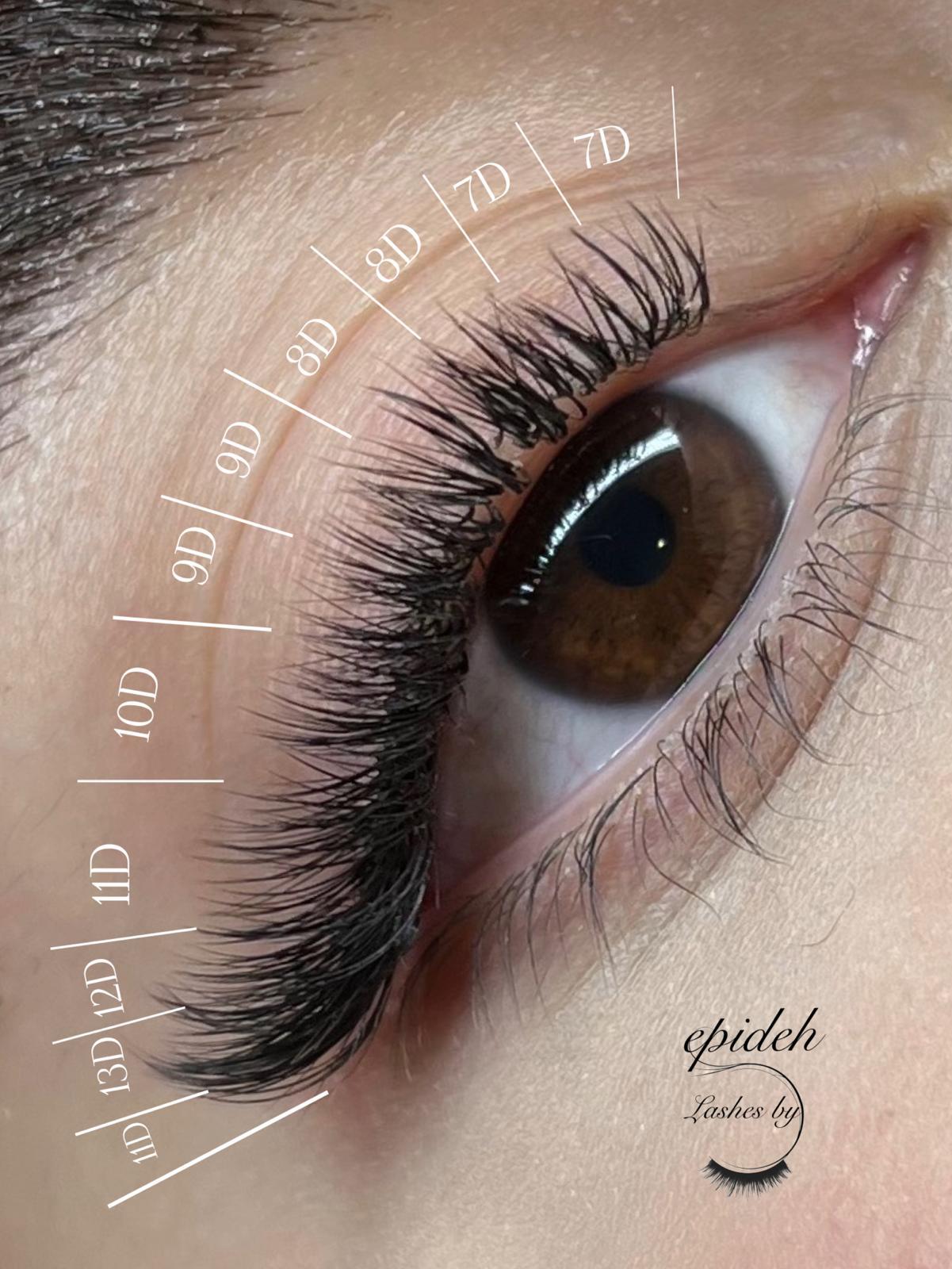 Classic lash extension result